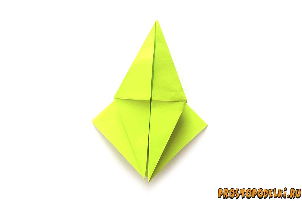 Журавль оригами-10