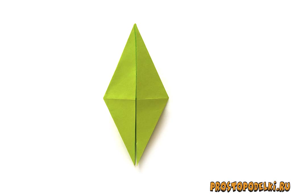 Журавль оригами-11