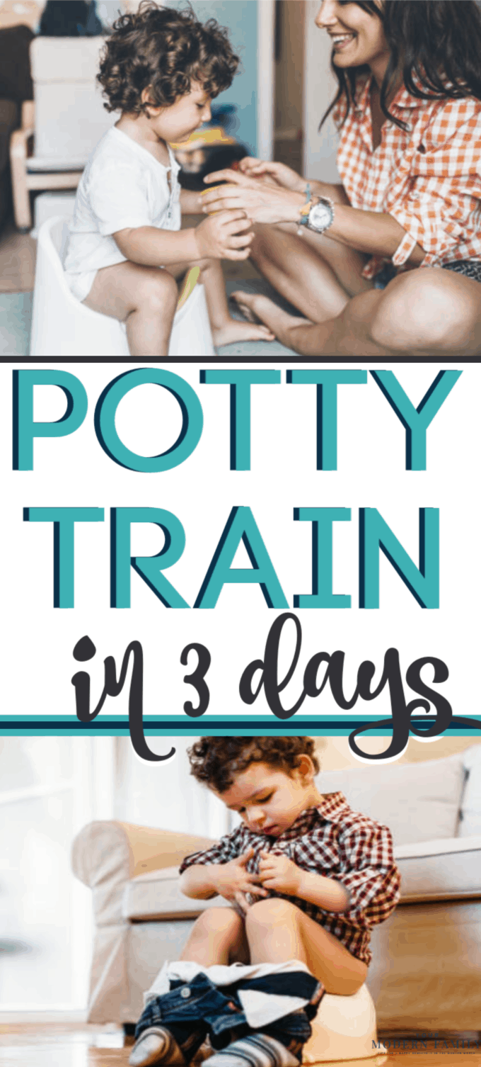 alternate pin for potty training in 3 days